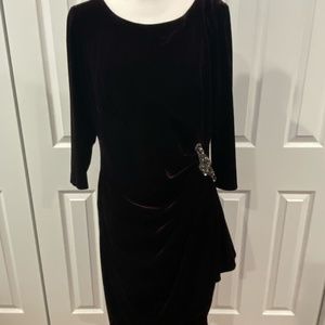 Alex Velvet evening Dress SZ 14